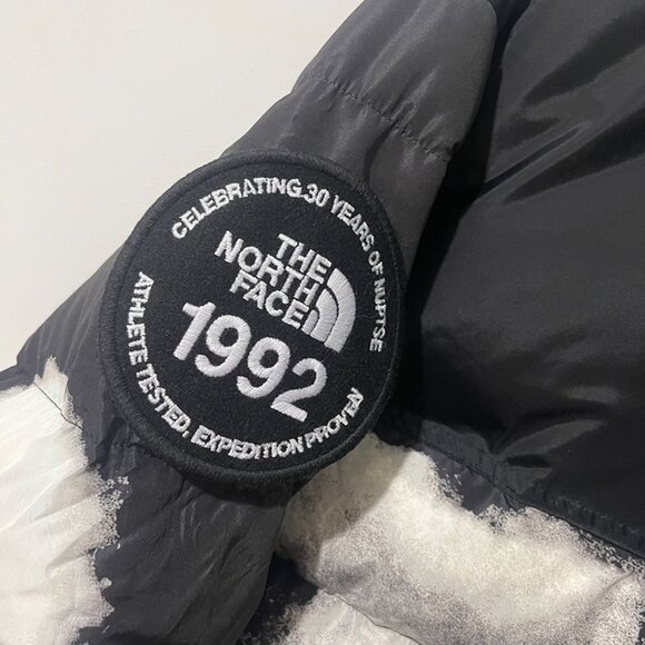 The North Face Black '92 Retro Anniversary Nuptse Down Jacket - Picture 3 of 14